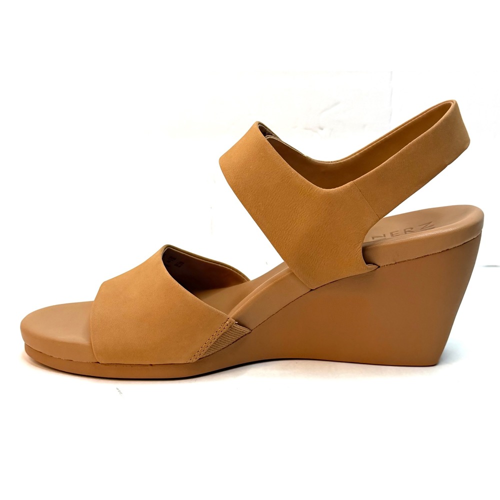 Naturalizer Women's Imani Open Round Toe Wedge Sandals Cookie Dough 9M NWT/BOX - Picture 3 of 10